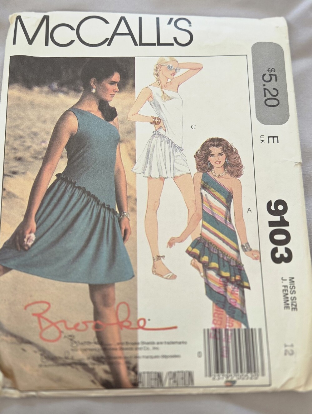 McCall's 9103 Misses' Dress Sewing Pattern